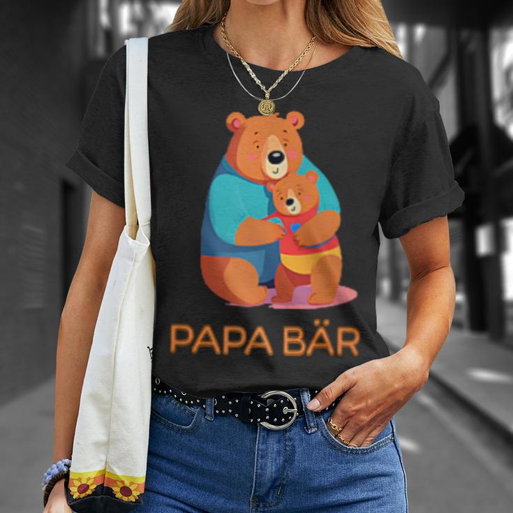 Vatertagater Sohn Tochter Sohn Papa Bär Kapuzenjacke T-Shirt Geschenke für Sie