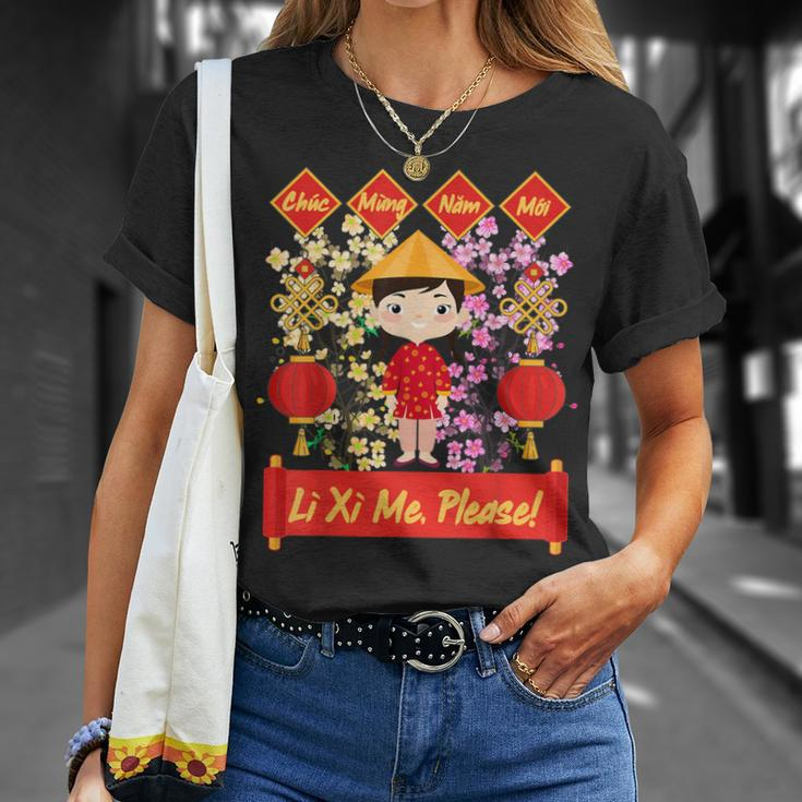 Vietnamese New Year Decorations Tet 2024 Chuc Mung Nam Moi T-Shirt Gifts for Her