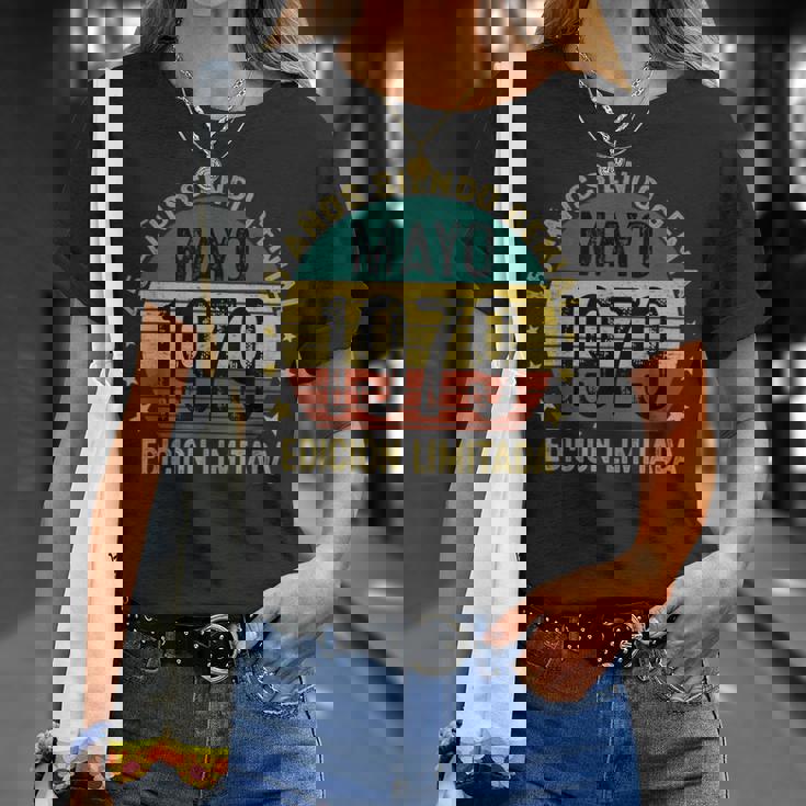 Vintage 1979 45 Años Cumpleaños Hombre Regalos Mayo 1979 Camiseta unisex Regalos para ella