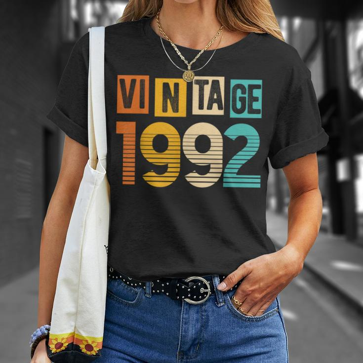 Vintage 1992 Retro Cassette Birthday Party Anniversary T-Shirt Gifts for Her