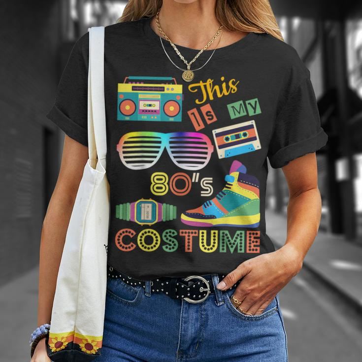 Vintage This Is My 80S Costume 1980S Retro Style T-Shirt Gifts for Her