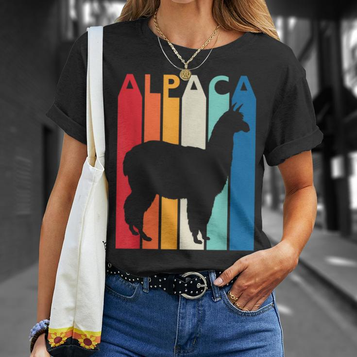 Vintage Alpaca Retro For Animal Lover Alpaca T-Shirt Gifts for Her