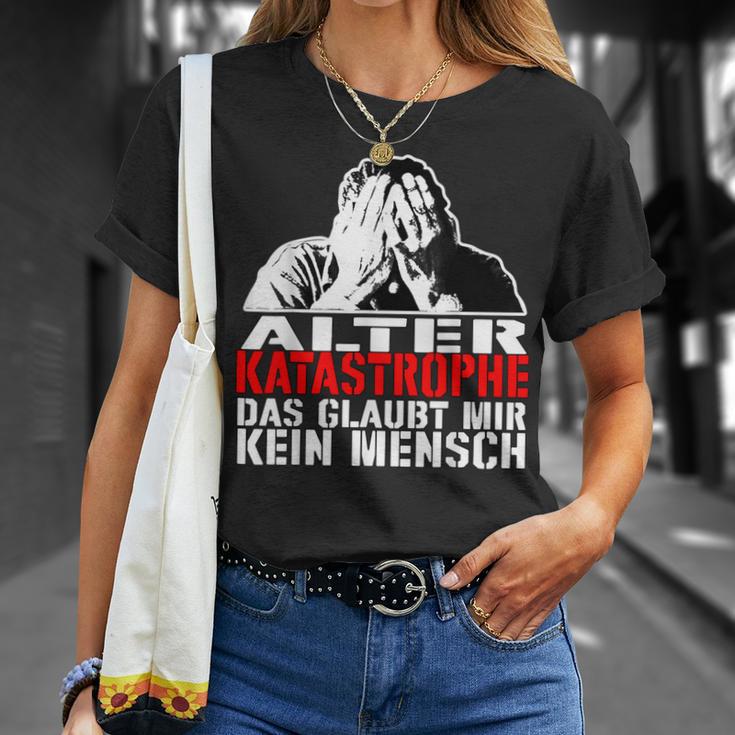 Vintage Alter Katastrophe Das Beliet Me No Mensch Sl T-Shirt Geschenke für Sie