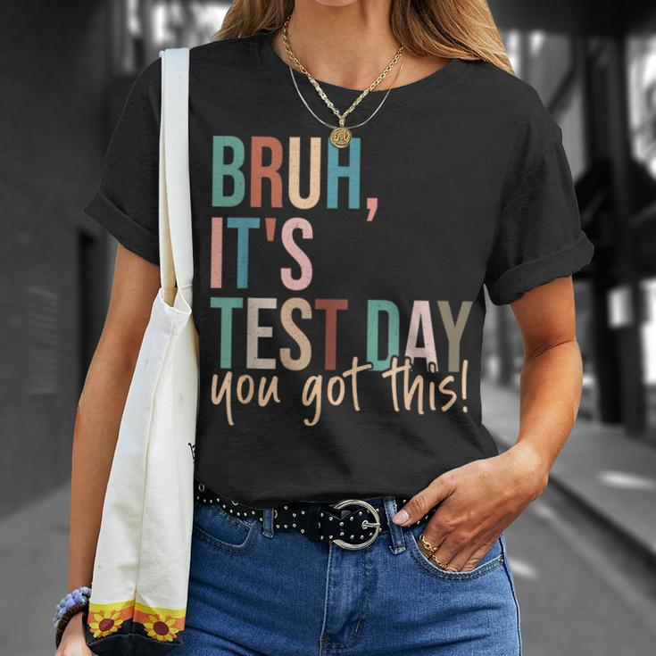 Vintage Bruh It’S Test Day You Got This T-Shirt Gifts for Her