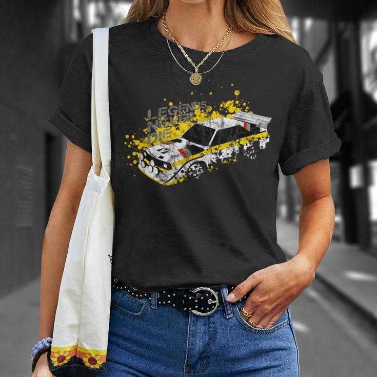 Vintage German Group B Rally Car Racing Motorsport Livery T-Shirt Gifts for Her