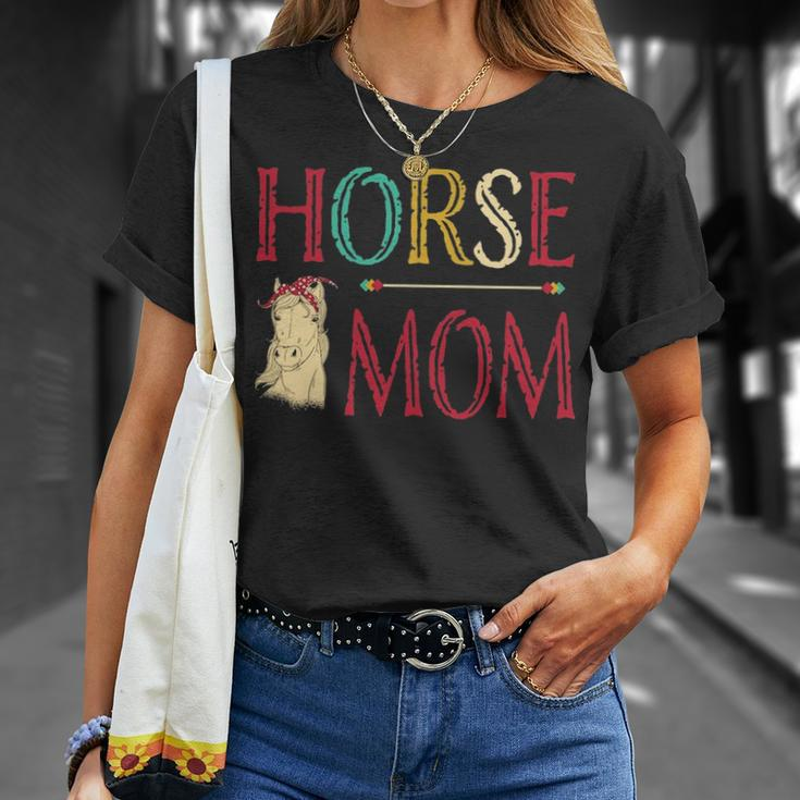 Vintage Horse Graphic Equestrian Mom Cute Horse Riding T-Shirt Gifts for Her
