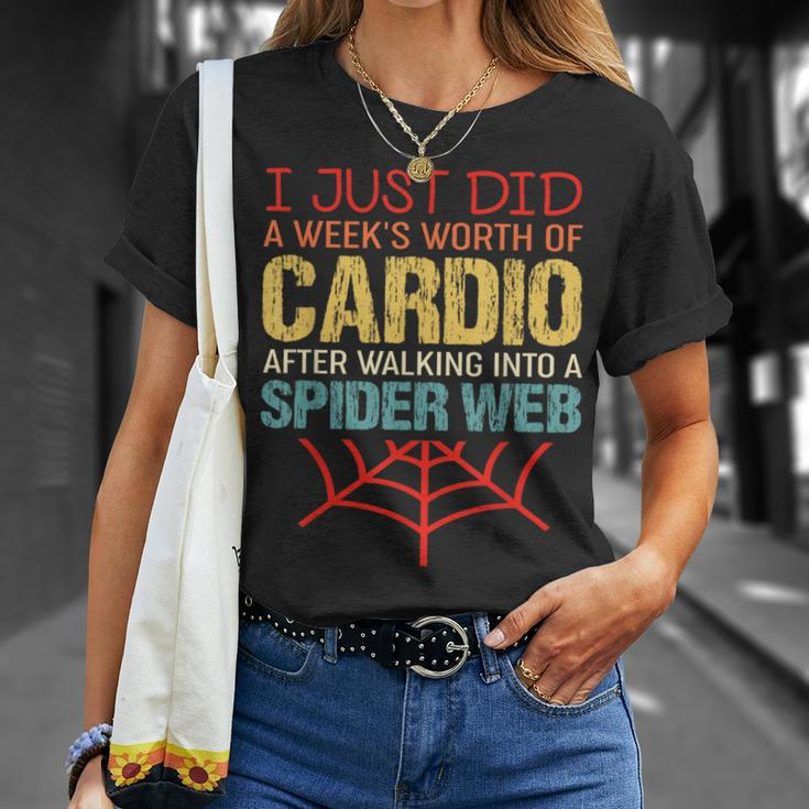 Vintage I Just Did A Week's Worth Of Cardio Workout T-Shirt Gifts for Her