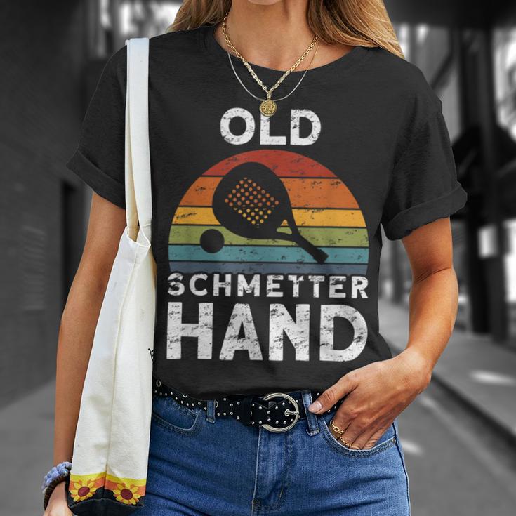 Vintage Old Butterhand Padel T-Shirt Geschenke für Sie