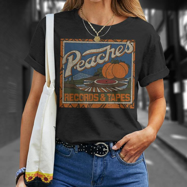 Vintage Peaches Records & Tapes 1975 T-Shirt Gifts for Her