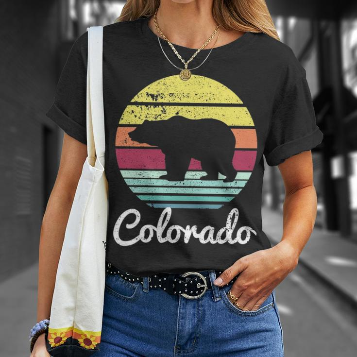 Vintage Retro Co Colorado Wildlife Bear Adventure T-Shirt Gifts for Her