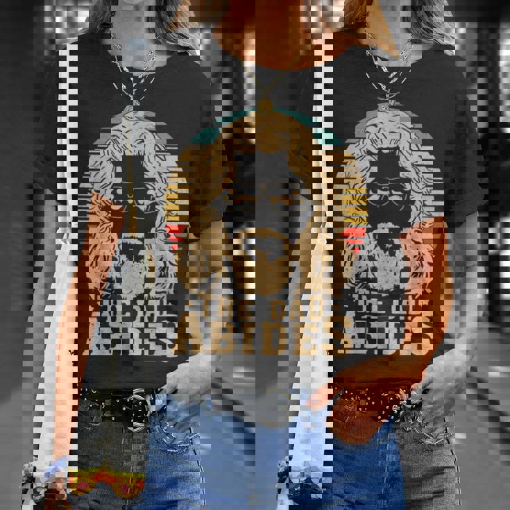 Vintage Retro The Dad Abides Daddy Father's Day T-Shirt Gifts for Her Vintage Retro The Dad Abides Daddy Father's Day T-Shirt Gifts for Her