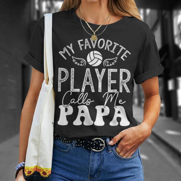 Volleyballspieler Papaolleyballliebhaberolleyball Papa T-Shirt Geschenke für Sie