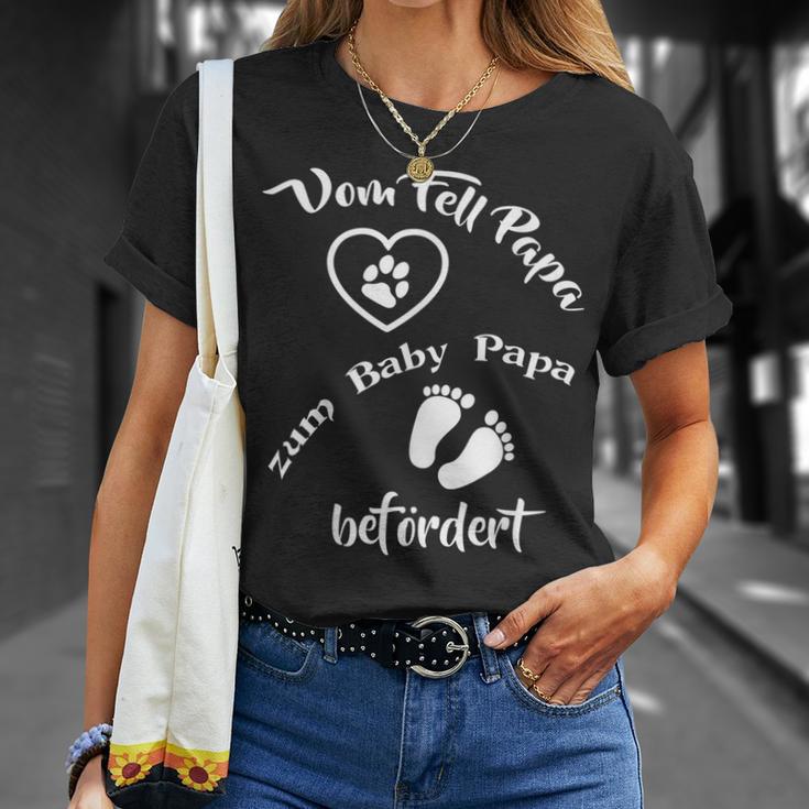 Vom Fell Papa Zum Baby Papa Befördert Fell Papa S T-Shirt Geschenke für Sie