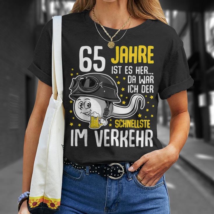 Vor 65 Jahren Der Fastest In Traffic 65Th Birthday Man T-Shirt Geschenke für Sie