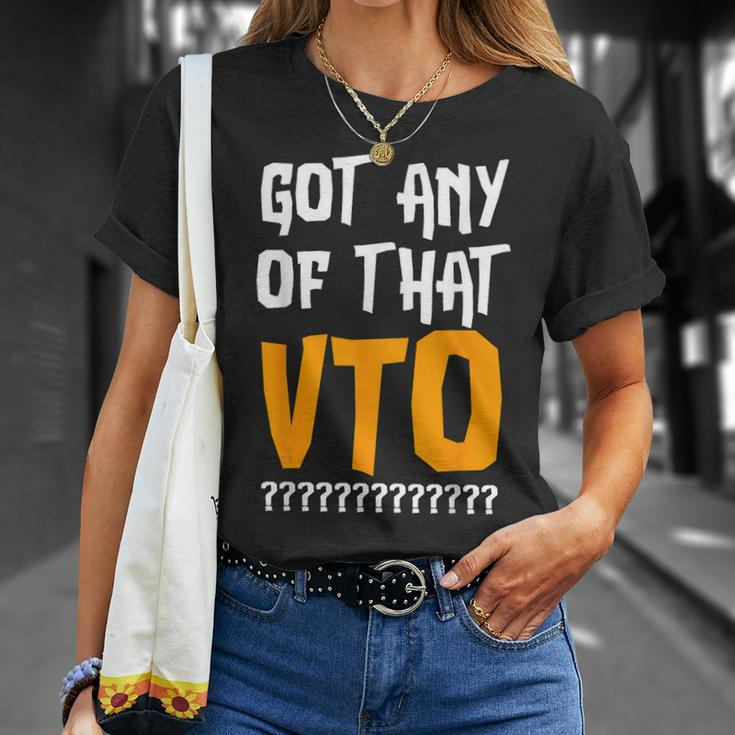 Got Any Of That Vto Employee Coworker Warehouse Swagazon T-Shirt Gifts for Her