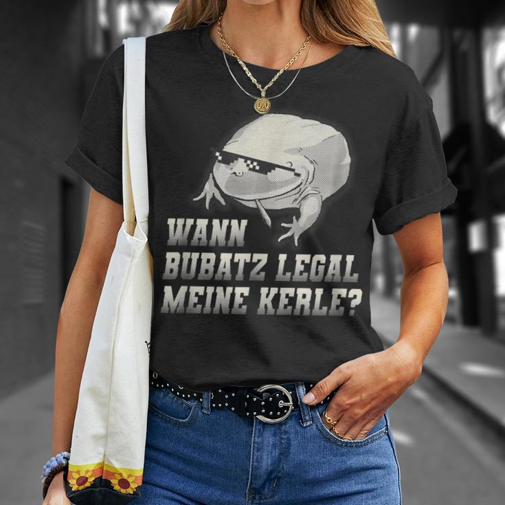 Wann Bubatz Legal Meine Kerle Retro T-Shirt Geschenke für Sie