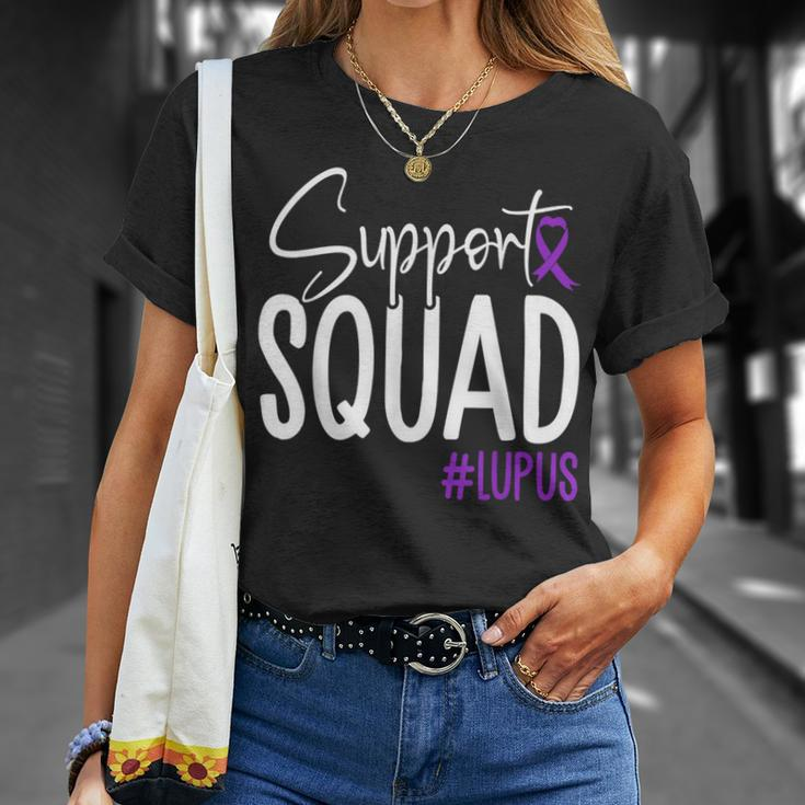 We Wear Purple Lupus Awareness Support Squad T-Shirt Gifts for Her