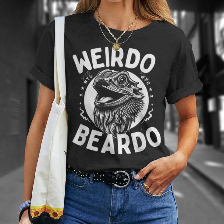 Weirdo With A Beardo Vintage Bearded Dragon T-Shirt Gifts for Her