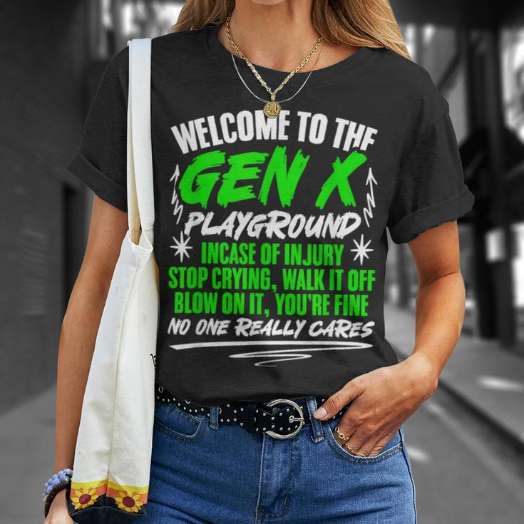 Welcome To Gen X Humor Generation X Gen X T-Shirt Gifts for Her