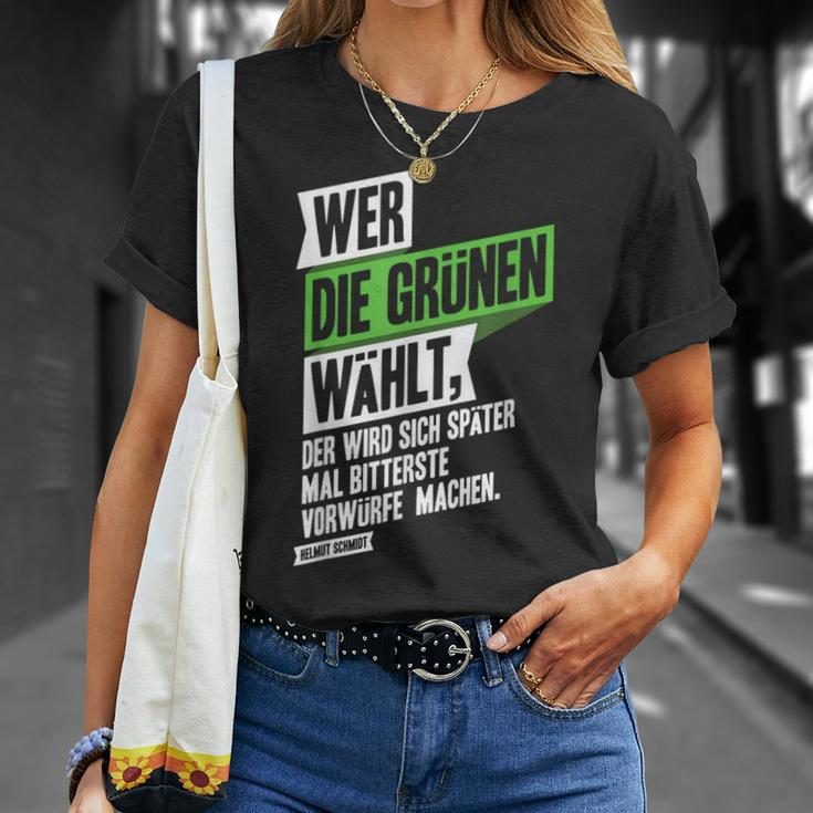 Wer Die Grünen Choose Bitterste Authentic Schmidt S T-Shirt Geschenke für Sie