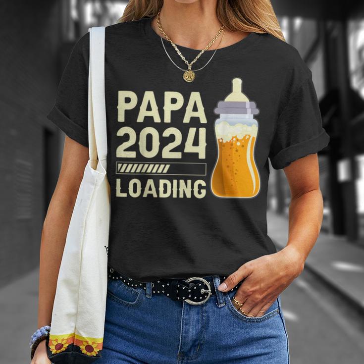 'Werdender Papa Zututkunft Papa Papa 2024 Loading' T-Shirt Geschenke für Sie