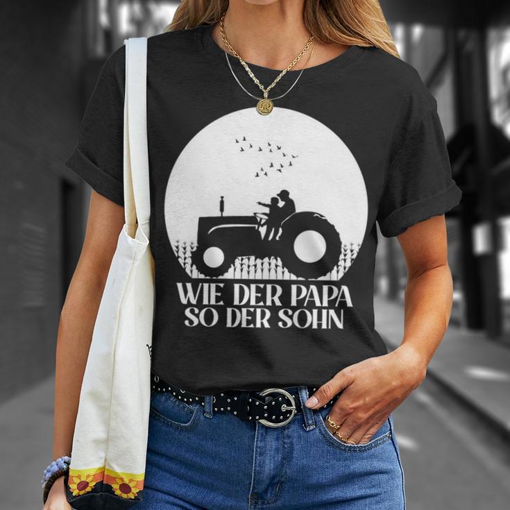 Wie Der Papa So Der Sohn Traktor Papa & Sohn Partnerlook T-Shirt Geschenke für Sie