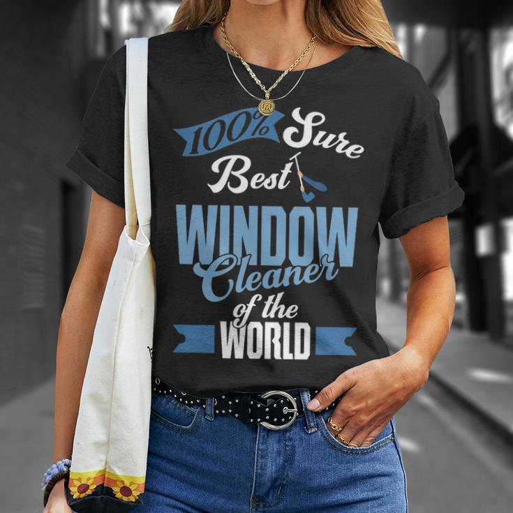 Window Cleaner For Washer Dad Men Husband T-Shirt Gifts for Her