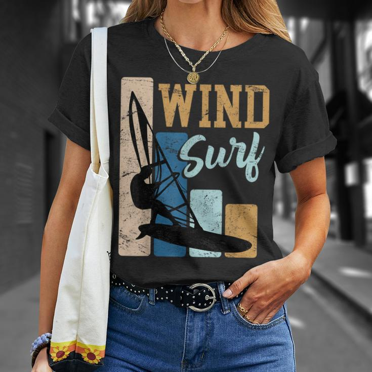 Windsurfer Windsurfintage Retro Surfer T-Shirt Geschenke für Sie