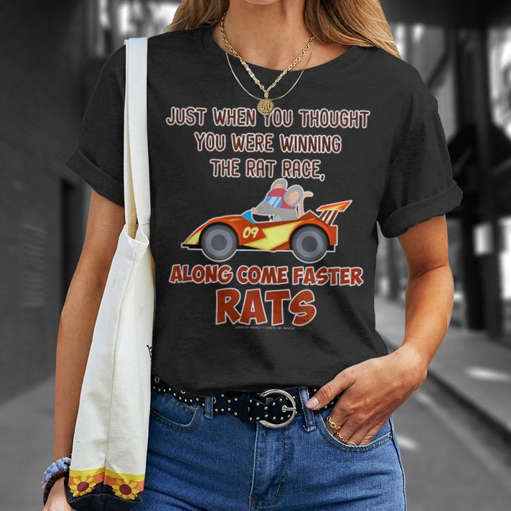 Winning The Rat Race Along Come Faster Rats Animal T-Shirt Gifts for Her