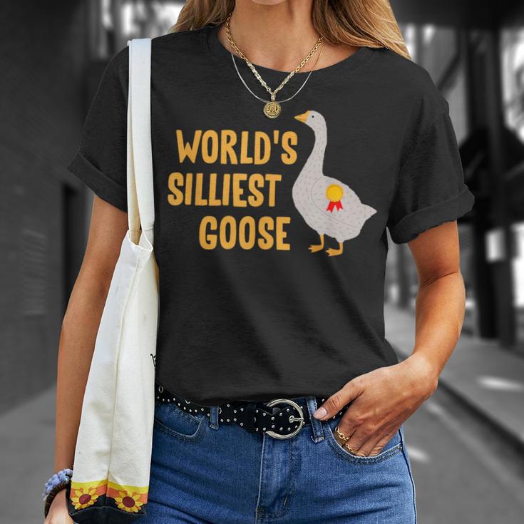 World's Silliest Goose T-Shirt Gifts for Her