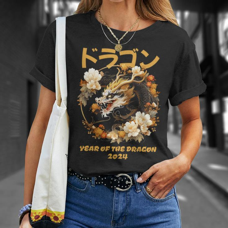 Year Of The Dragon 2024 Zodiac Chinese New Year 2024 T-Shirt Gifts for Her