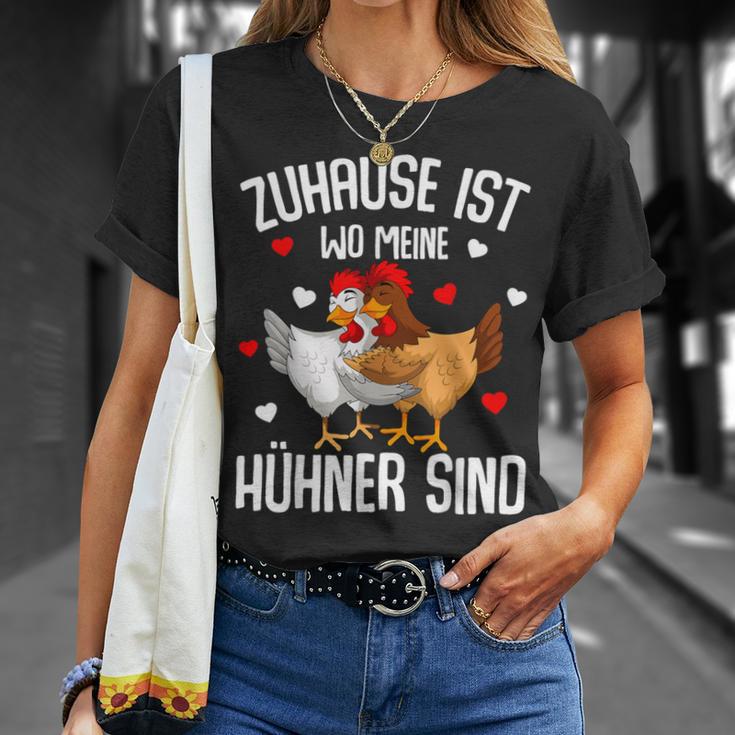 Zuhause Ist Wo Meine Hühner Sind Farmer S T-Shirt Geschenke für Sie