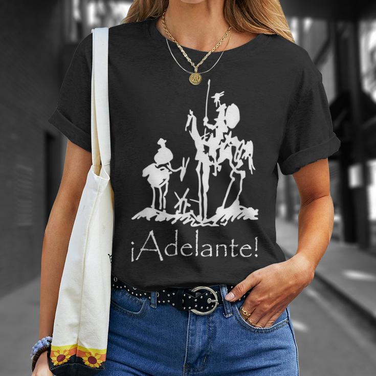 ¡Adelante Don Quijote Sancho Panza S T-Shirt Geschenke für Sie