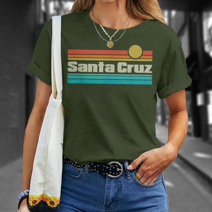 70S 80S Ca Retro Sunset Santa Cruz T-Shirt Geschenke für Sie