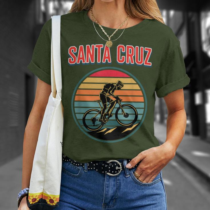 Bicycle Retro Vintage Santa Cruz Summer Cycling T-Shirt Geschenke für Sie
