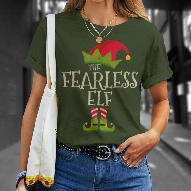 Easy The Fearless Elf Costume Family Group Christmas T-Shirt Gifts for Her