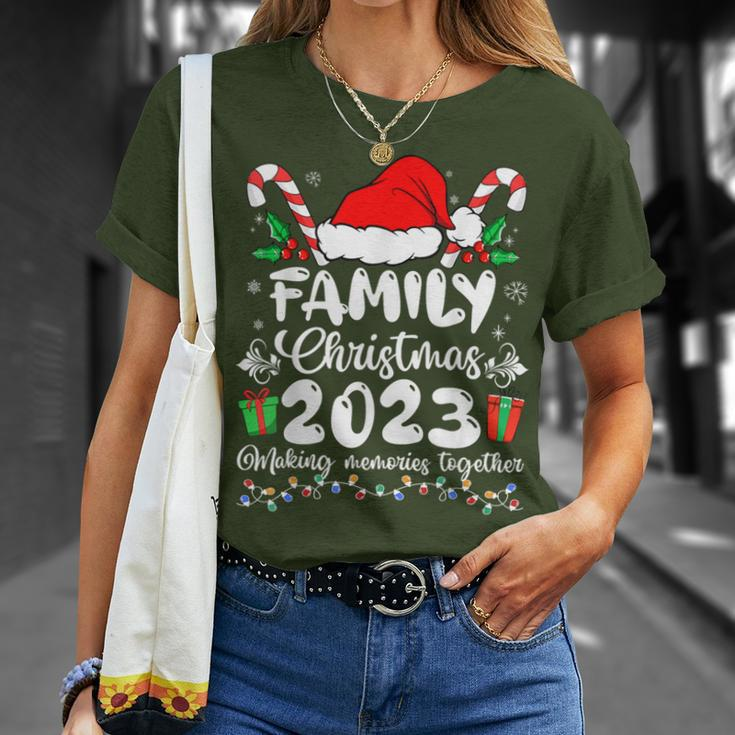 Family Christmas 2023 Matching Squad Santa Elf Xmas T-Shirt Gifts for Her
