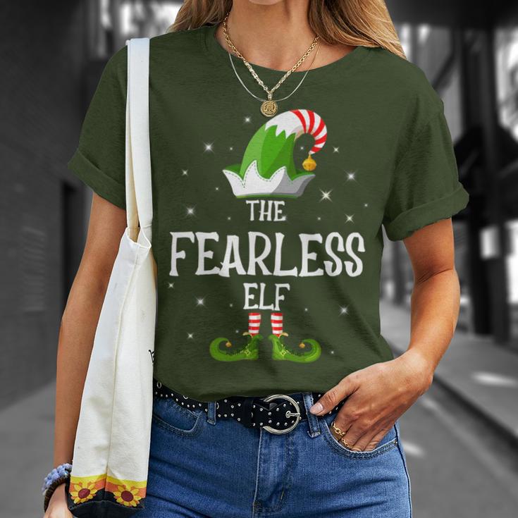 The Fearless Elf Family Matching Group Christmas T-Shirt Gifts for Her