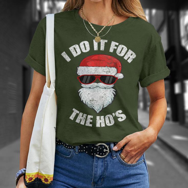 Adult Naughty Christmas Dirty Pajama Ho Pj & Women T-Shirt Gifts for Her