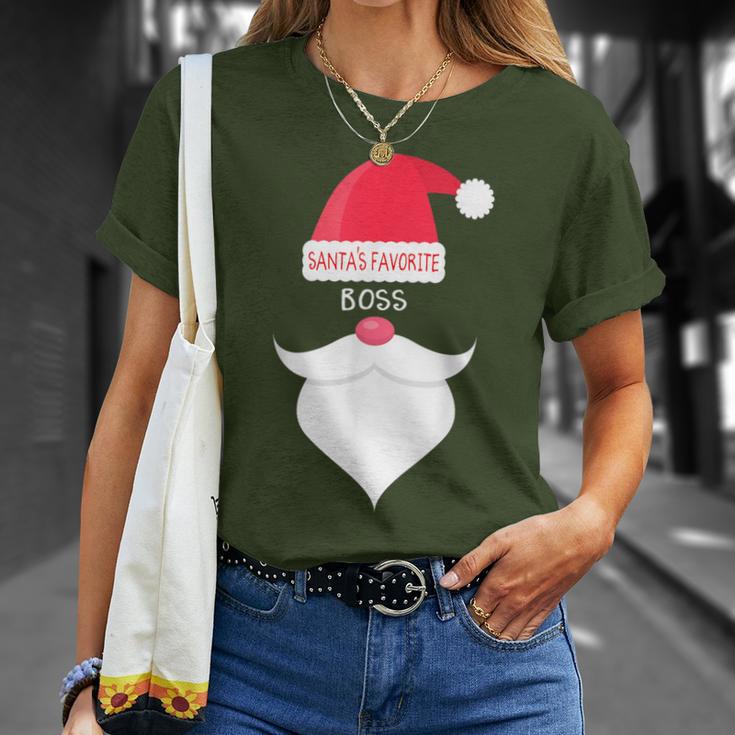 Christmas For Boss Santa's Favorite T-Shirt Gifts for Her