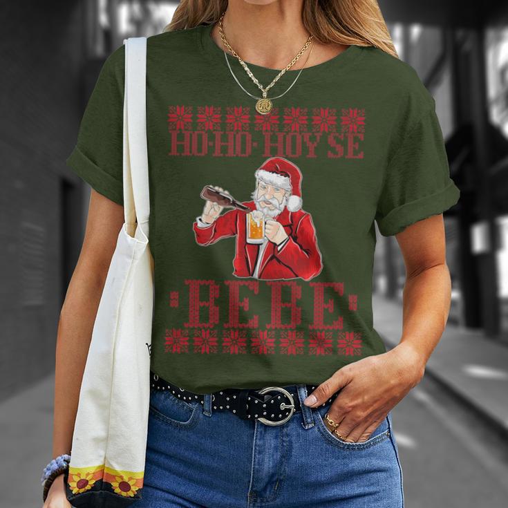 Hoy Se Bebe Ugly Christmas Dominican T-Shirt Gifts for Her