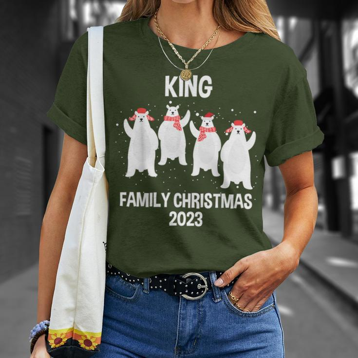 King Family Name King Family Christmas T-Shirt Gifts for Her
