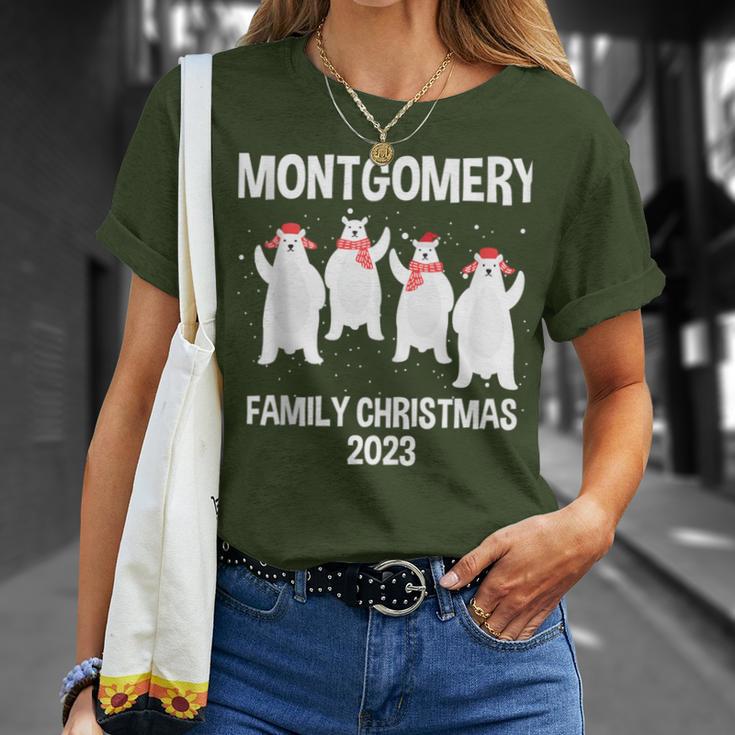 Montgomery Family Name Montgomery Family Christmas T-Shirt Gifts for Her