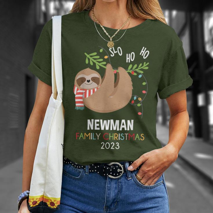 Newman Family Name Newman Family Christmas T-Shirt Gifts for Her