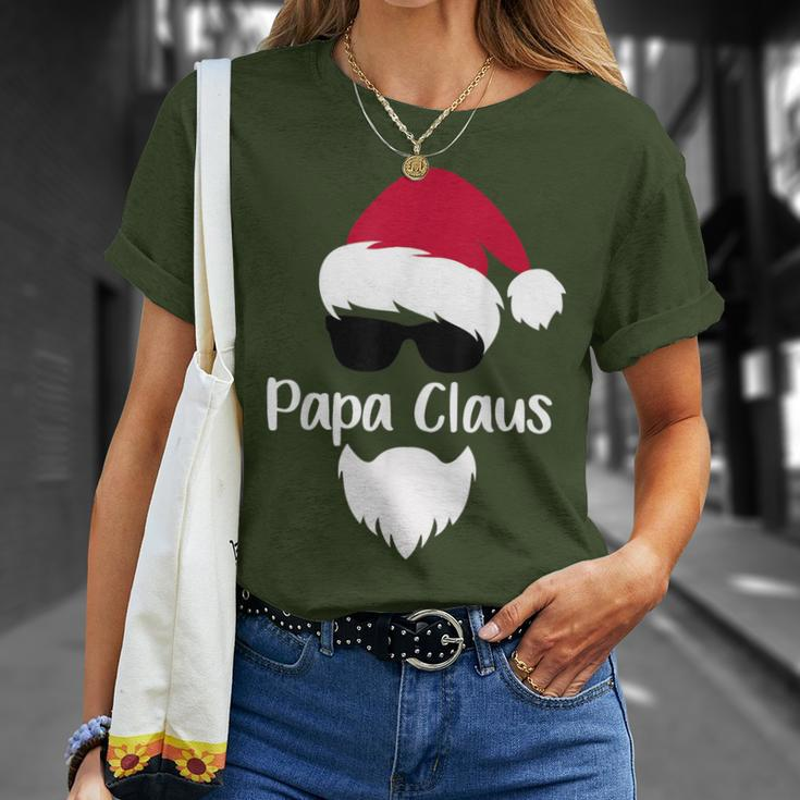 Papa Claus Christmas Santa Costume Matching Family Xmas T-Shirt Gifts for Her
