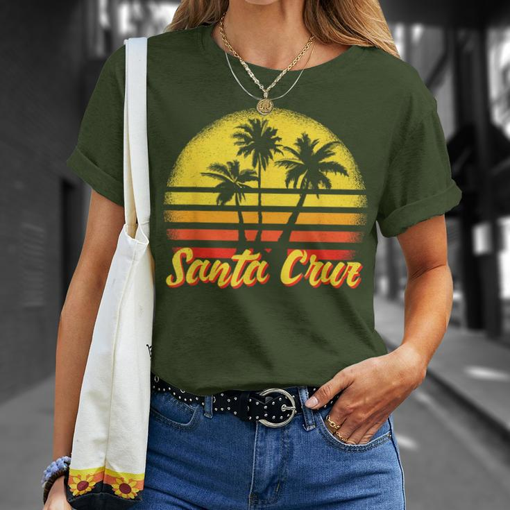 Santa Cruz Ca California 70S 80S Retro Vintage T-Shirt Geschenke für Sie