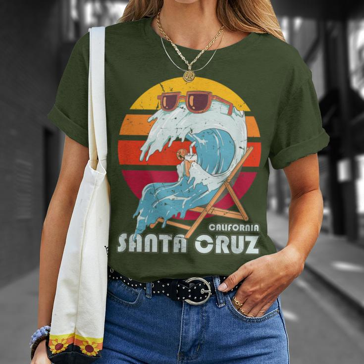 Santa Cruz California Vintage Retro S T-Shirt Geschenke für Sie