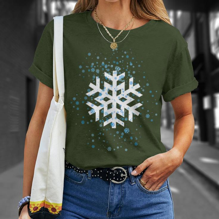 Snowflake Costume Winter Christmas Matching T-Shirt Gifts for Her