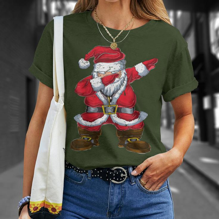 Tanzender Santa Claus Dabbing Weihnachtsmann Weihnachten T-Shirt Geschenke für Sie