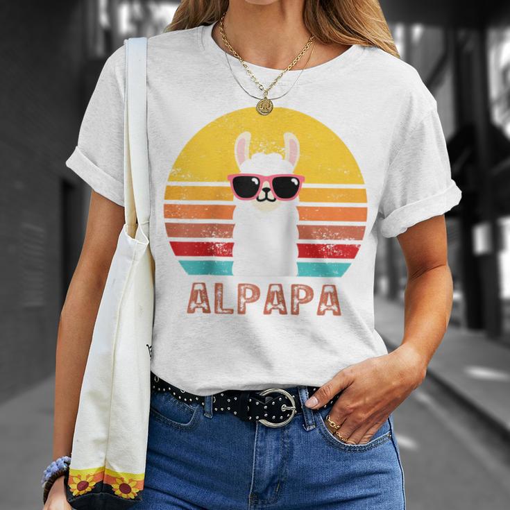 Alpapa Alpakaatertag Bester Papaater Fan Lamaatertag Raglan T-Shirt Geschenke für Sie